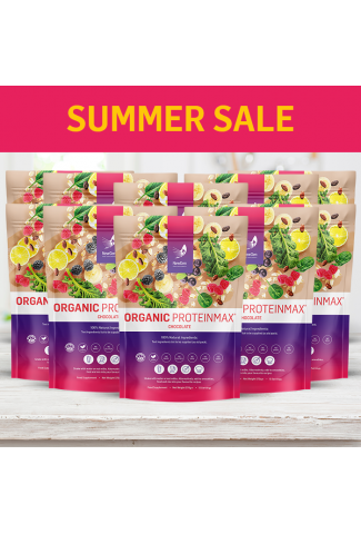Organic ProteinMax (Chocolate) Super Family Pack (pack of 10)